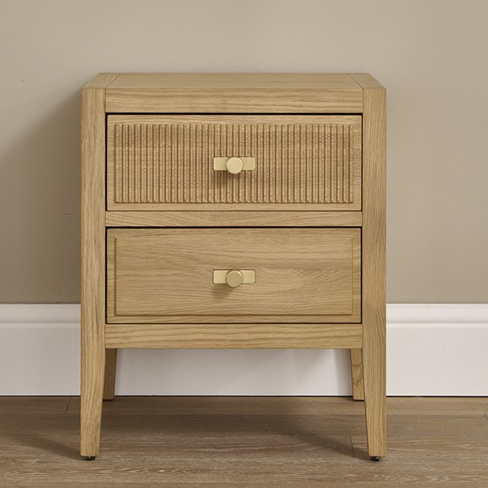 Lille 2 Drawer Bedside Table