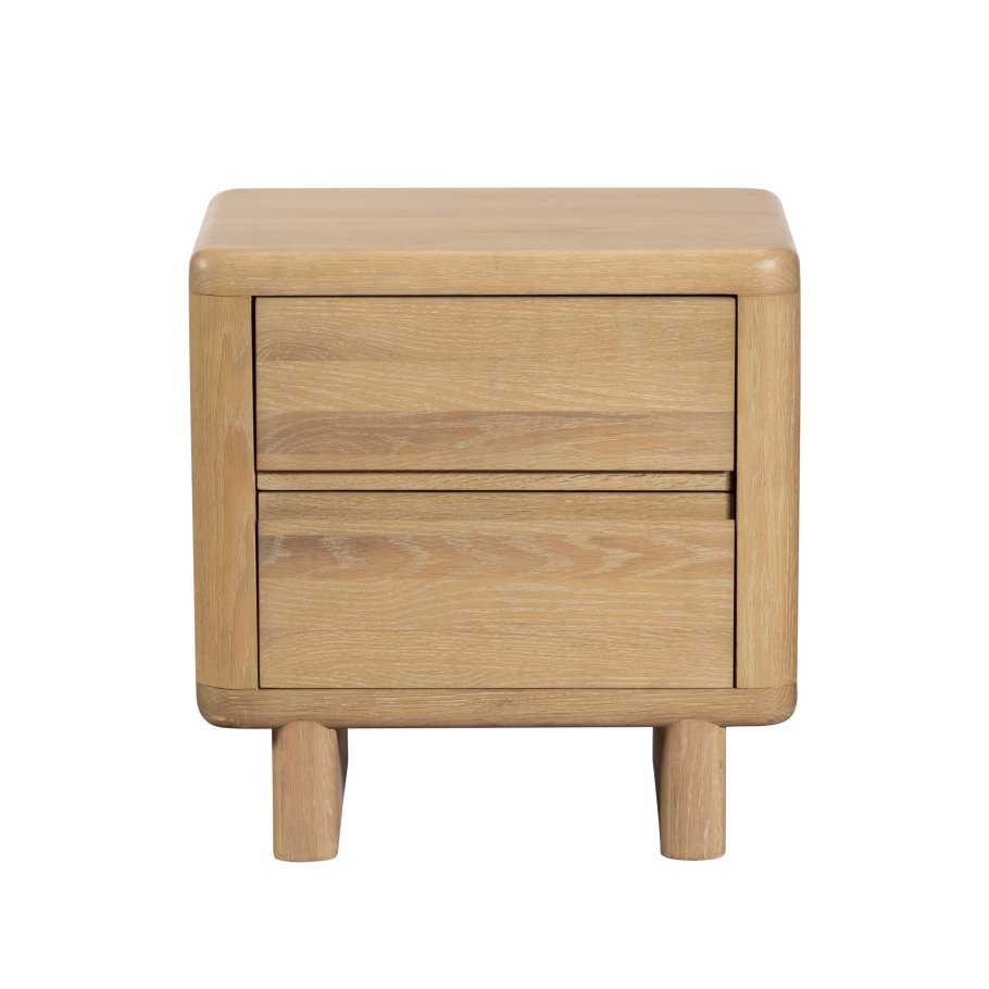 Flynn 2 Drawer Bedside Table