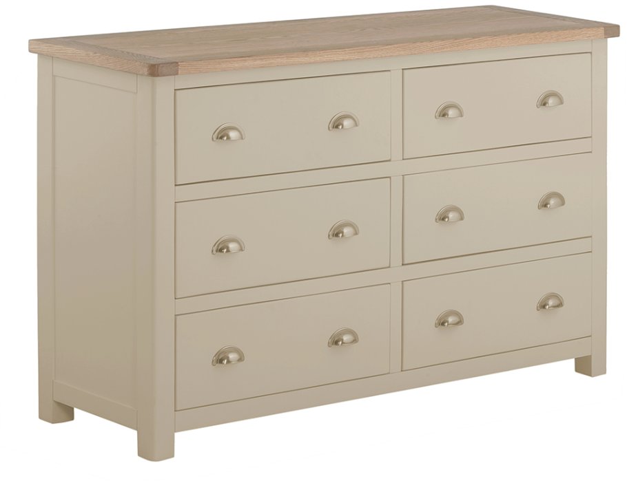 Paris Wooden 6 Chest of Drawers