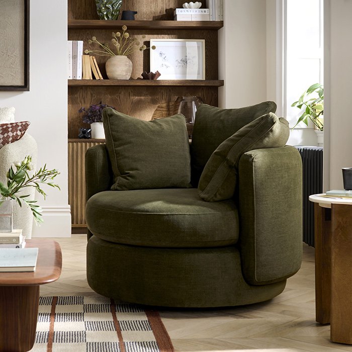 Vogue Williams Piccadilly Small Swivel Chair