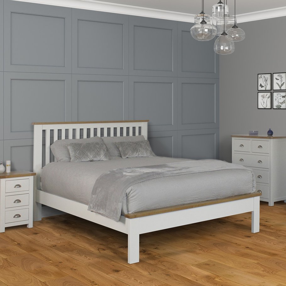 Paris Wooden Kingsize Bed | Available in 5 Colours