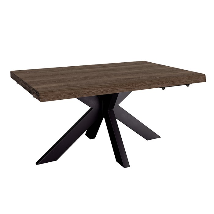 Franklin 140cm Dining Table with Metal Star Base