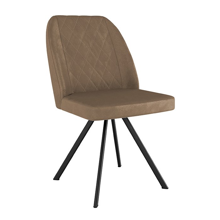 Franklin Swivel Dining Chair in Taupe