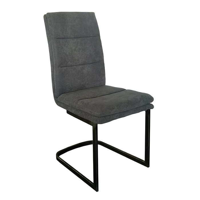 Franklin Cantilever Dining Chair in Grey