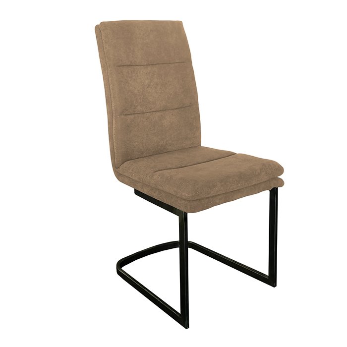 Franklin Cantilever Dining Chair in Taupe