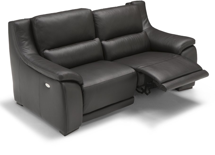 Degano Slim 2 Seater Leather Electric Recliner Sofa
