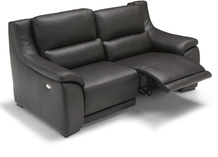 Degano Slim 3 Seater Leather Electric Recliner Sofa
