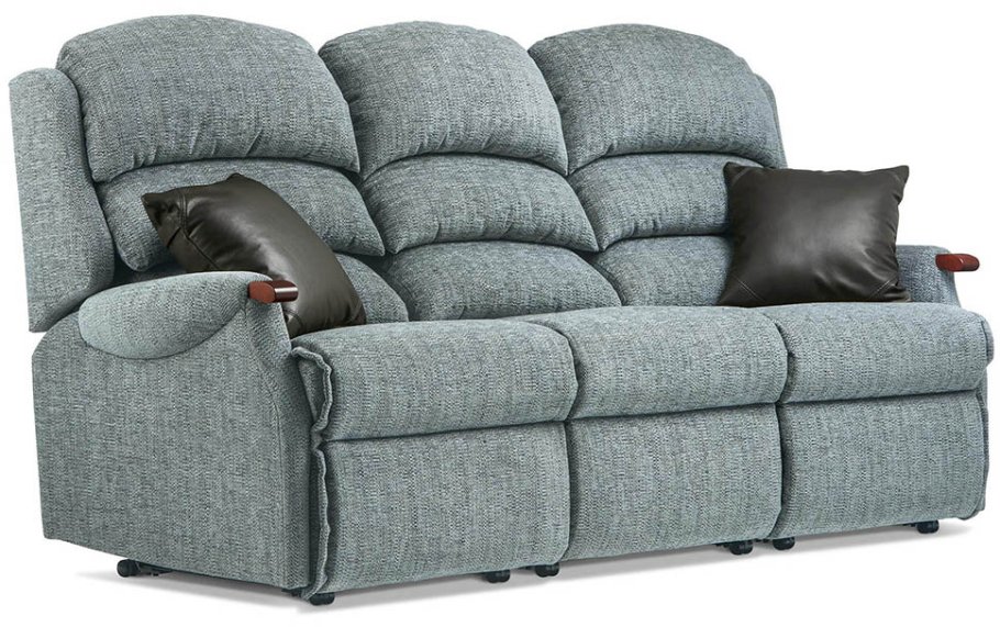 Malham Standard Fixed Fabric 3 Seater Sofa