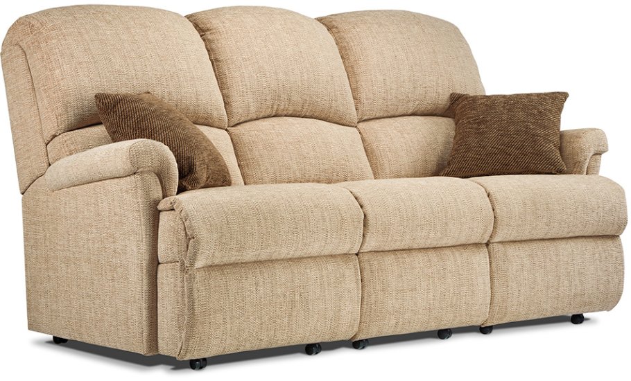 Nevada Small 3 Seater Fabric Sofa