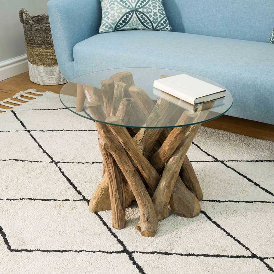 Branchwood Round Lamp Table