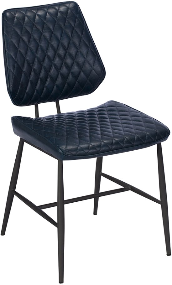 Dalton Dining Chair - Dark Blue