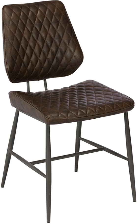 Dalton Dining Chair - Dark Brown