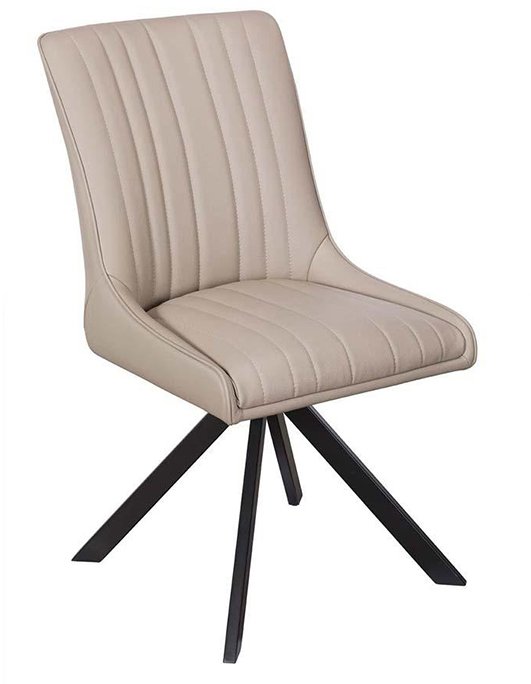 chloe taupe dining chair