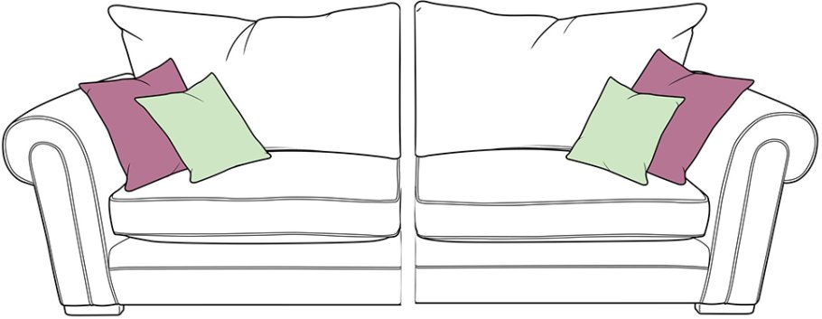 Titan 3 Seater Sofa Standard Back