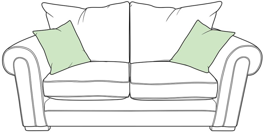 Titan 2 Seater Sofa Standard Back