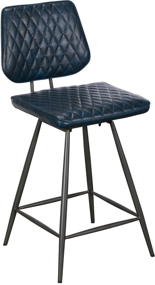 Dalton Counter Chair -Dark Blue