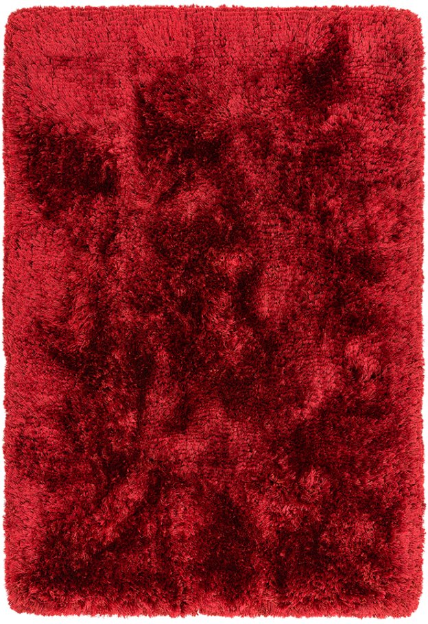 Plush Rug - Red