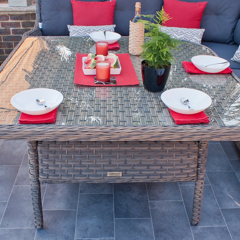 Corner Dining set with 2 Benches Lees of Grimsby