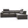 Riccardo Leather Large Corner Sofa