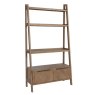 Open Bookcase Grey Oak
