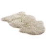 Stone Single Longwool Sheepskin Rug