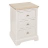 Hampton 3 Drawer Bedside Table