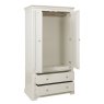 Hampton 2 Drawer Double Wardrobe