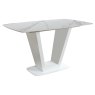 Apollo 135cm Compact Dining Table White