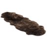 dark brown sheepskin