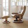 David Large Classic Chair with Footstool David Large Classic Chair with Footstool