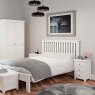 Henley White 3 Drawer Bedside Table