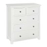 Henley 2+3 White Chest of Drawers