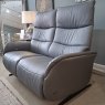 azure leather sofa