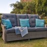 Reclining 3 Seater Garden Sofa