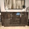 Bianca High Gloss Grey 3 Door Sideboard
