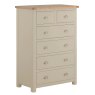 Paris Wood 2+4 Chest of Drawers | Available in 5 colours