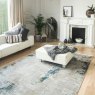 Gooch Oriental Toros Rug - Illusion Ice Blue