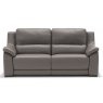 Degano Slim Leather 2 Seater Sofa