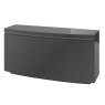 Florence 3 Door Sideboard with LED Grey High Gloss