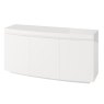Florence 3 Door Sideboard with LED White High Gloss