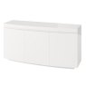 Florence 3 Door Sideboard with LED White High Gloss