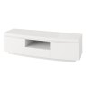 Florence Entertaintment Unit with LED White High Gloss