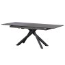 160cm-200cm Extending Dining Table (Dark Grey)