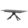 160cm-200cm Extending Dining Table (Dark Grey)