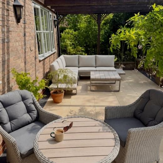 Summer has arrived! ☀️😍 Create your perfect outdoor retreat with our Bistro Set and Marina Cor...