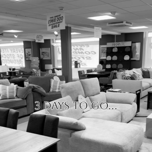 Just 3 days to go… 👀 The showroom is almost ready for our 125th Anniversary Refurbishment Sale....