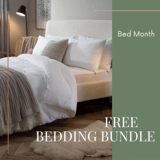 Free Bedding Bundle! ☁️ Purchase any Double, King, or Super King size mattress in store from our...